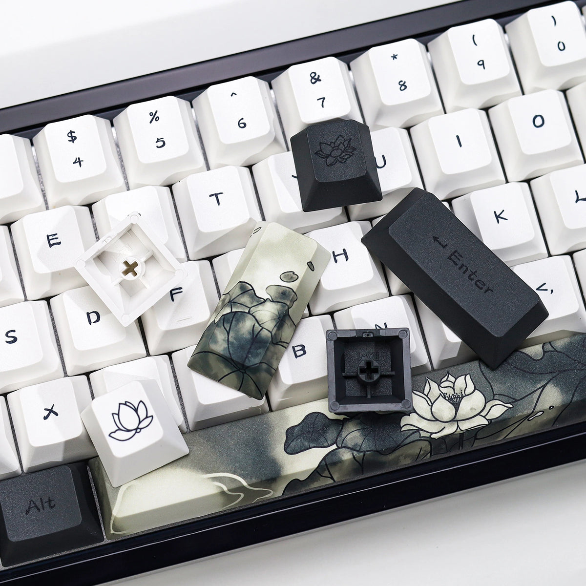 Keycaps Lotus à l'Encre