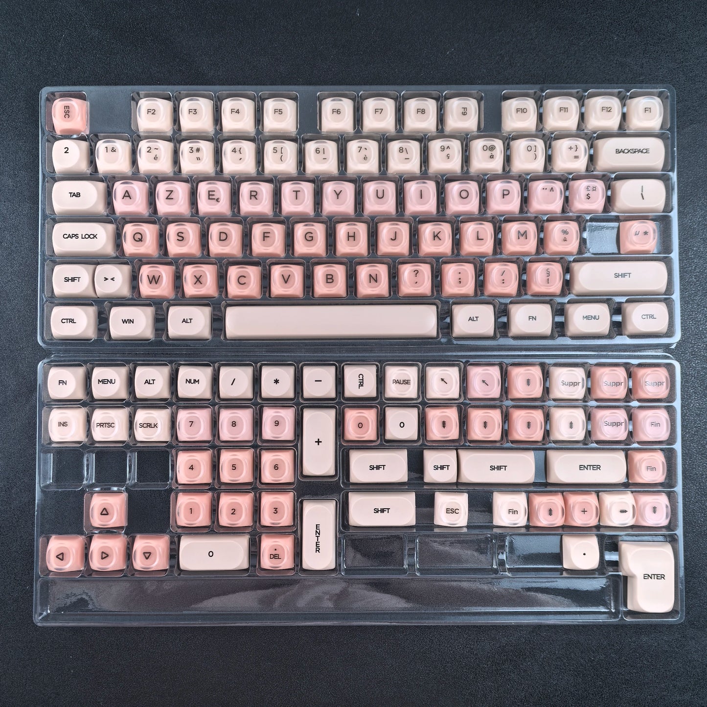 Keycaps AZERTY Retro Foundation