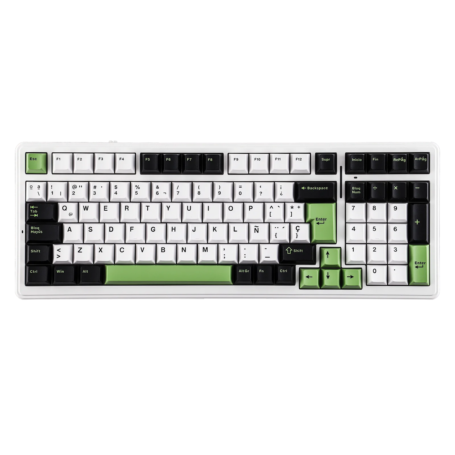 Clavier mécanique AULA F99 ISO-ES QWERTY Espagnol - vue 5