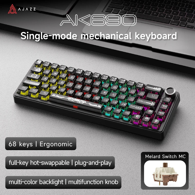 AJAZZ AK690 Translucent Black