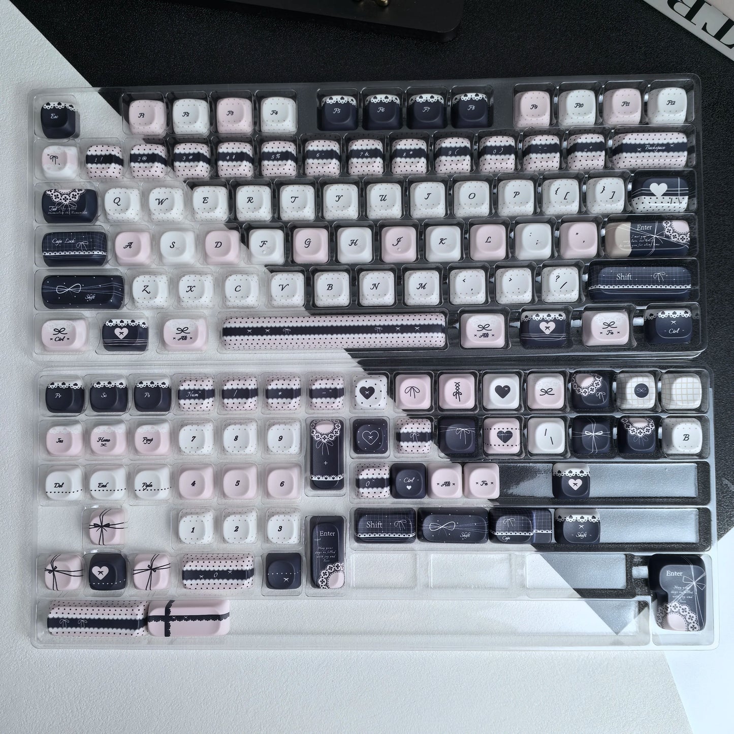 Keycaps Lolita Rosa und Blau