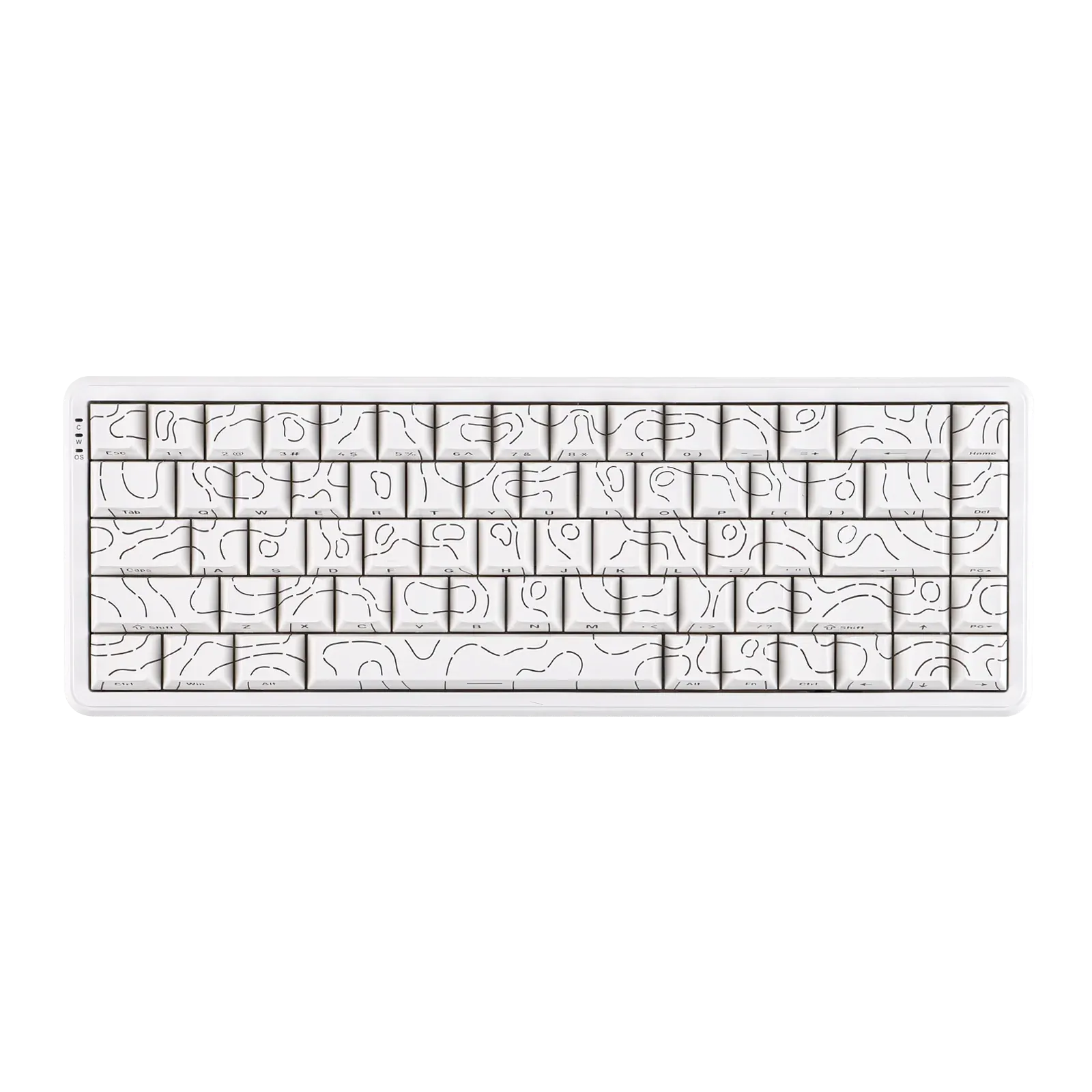 AJAZZ AK680 MAX Blanc ANSI Side-Printed