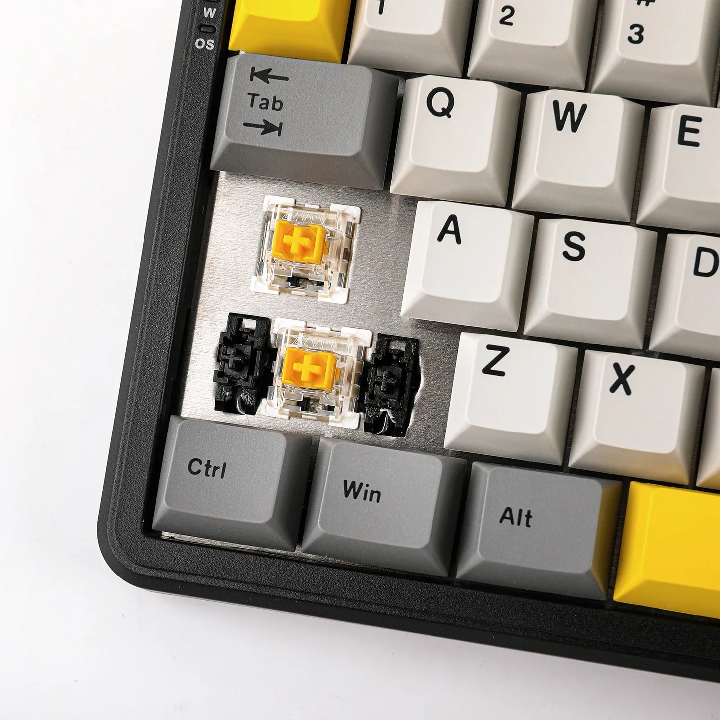 Clavier mécanique AJAZZ AK680 MAX Gris ANSI  switch jaune