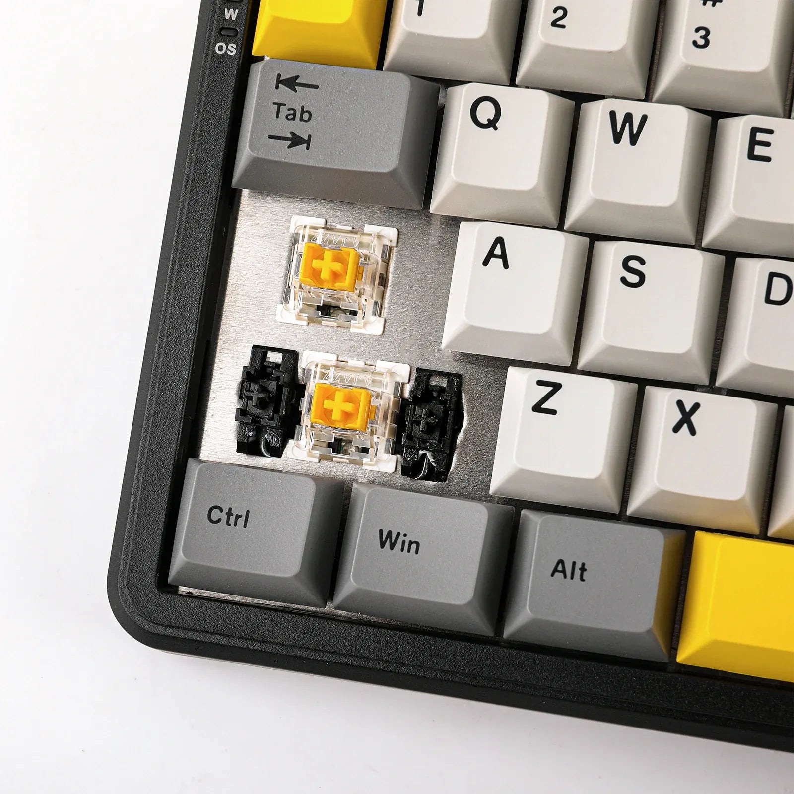 Clavier mécanique AJAZZ AK680 MAX Gris ANSI  switch jaune