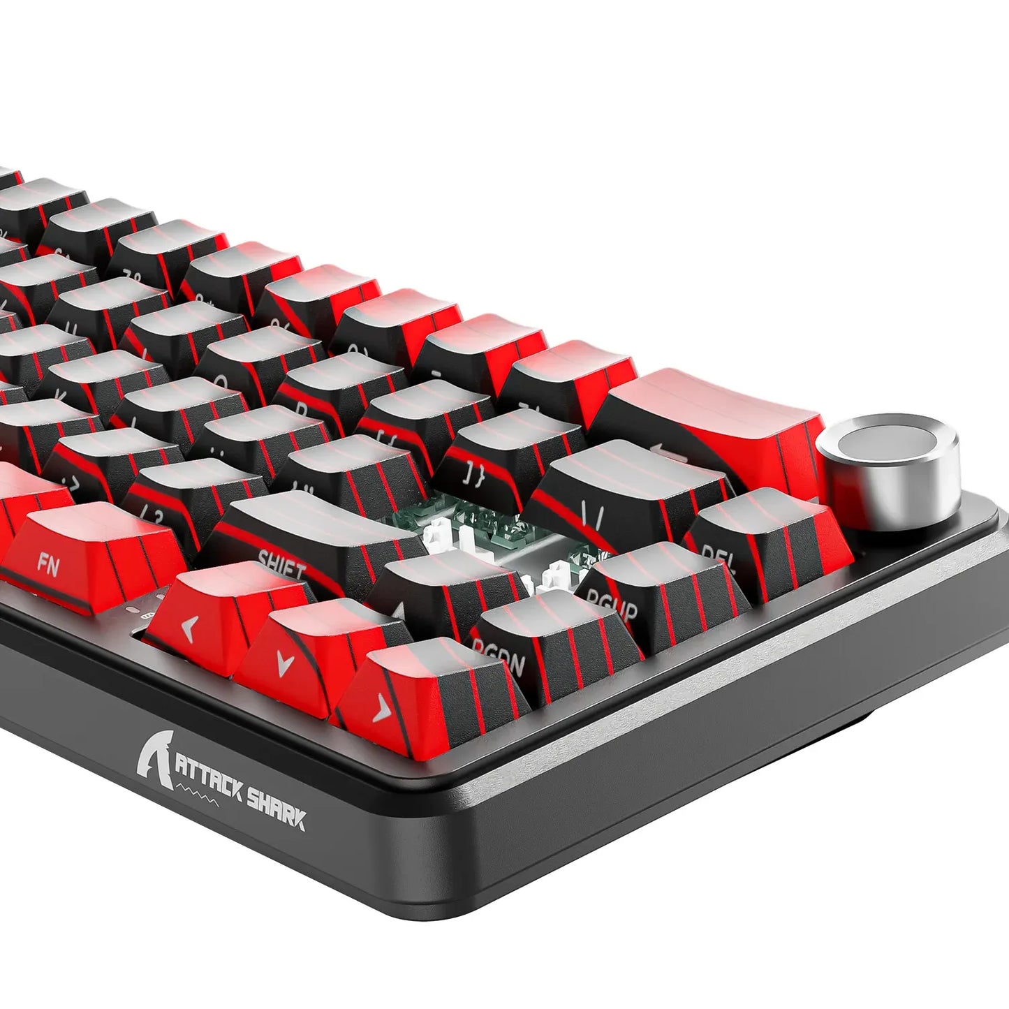 Attack Shark X65 PRO HE Tri-mode Noir/Rouge logo