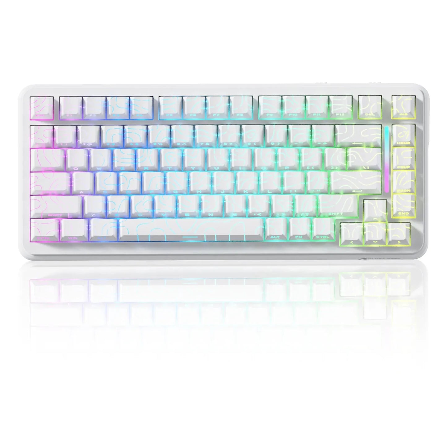 Attack Shark X82 PRO HE Wireless Rapid Trigger Contour blanc RGB