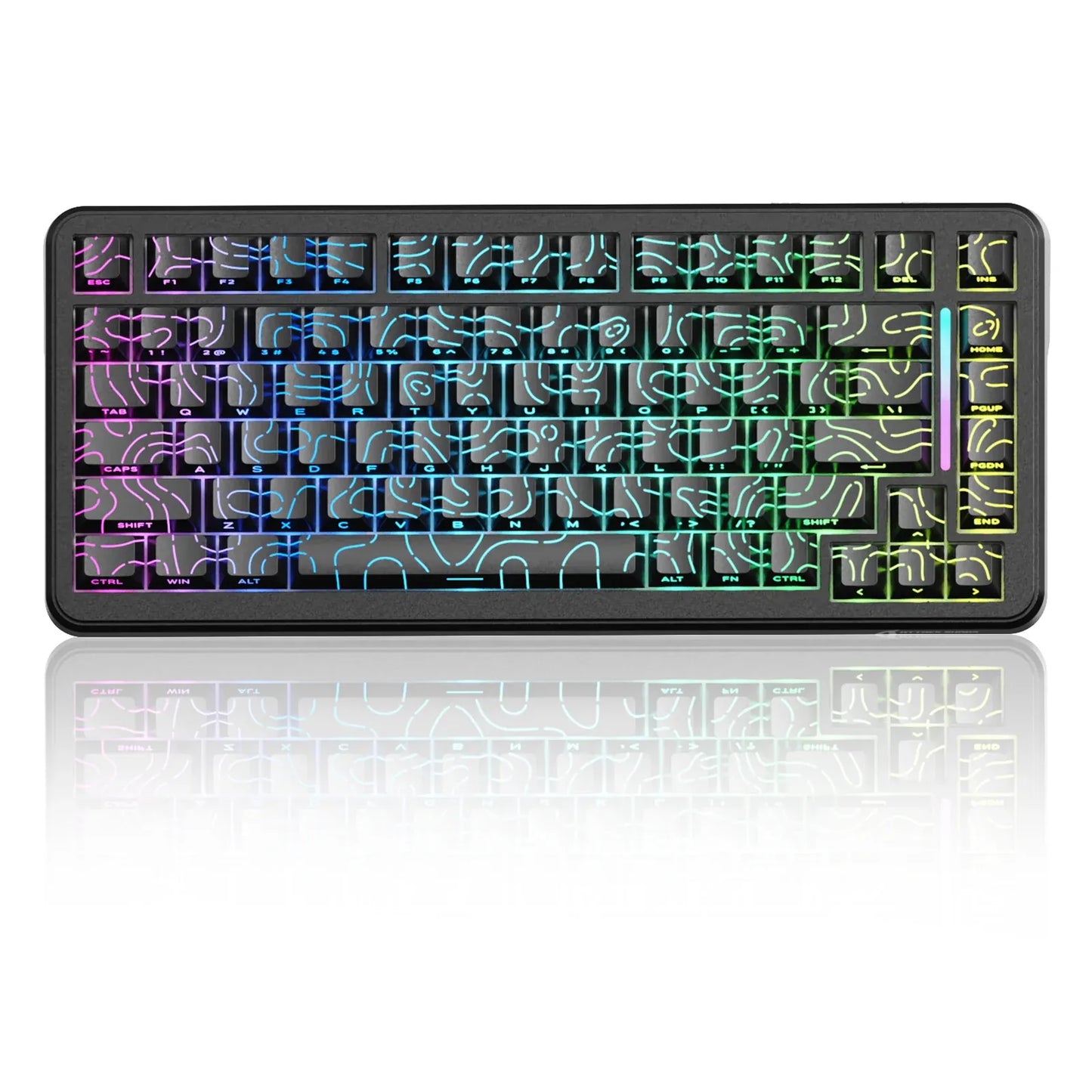 Attack Shark X82 PRO HE Wireless Rapid Trigger Contours noirs RGB