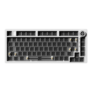 Clavier mécanique LEOBOG Hi75C 75% - châssis aluminium blanc, hot-swap