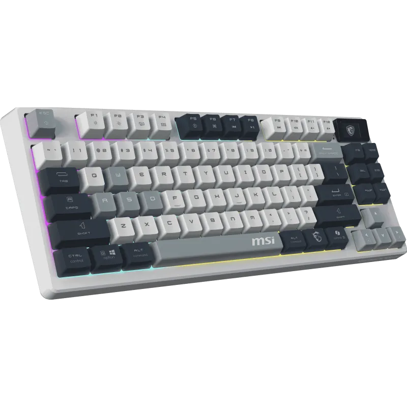 MSI FORGE GK600 TKL W SKY FR avec ecran msi