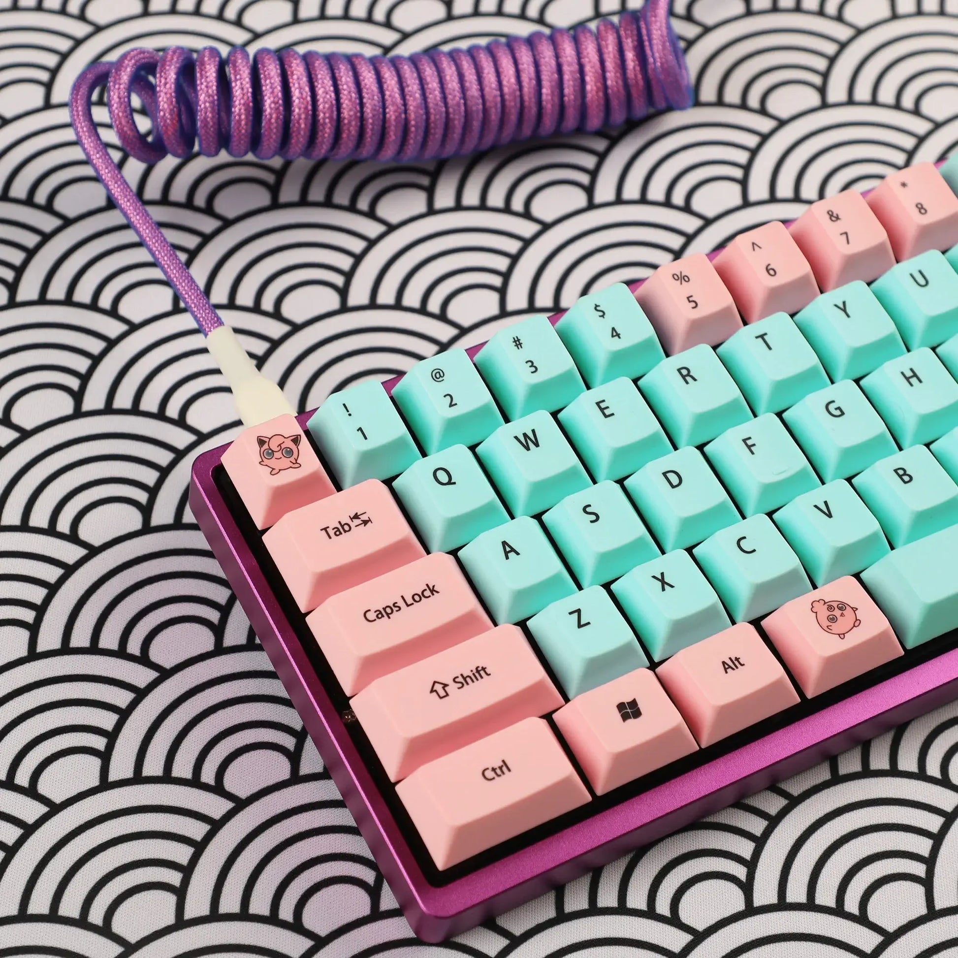 Purple Câble De Clavier Custom Simple USB Type-C