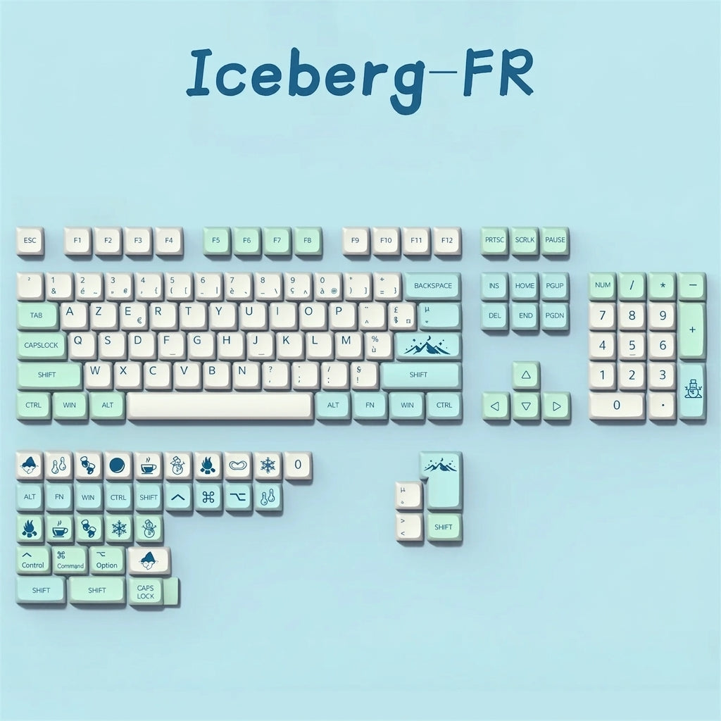 Keycaps AZERTY XDA GMK67 - vue produit