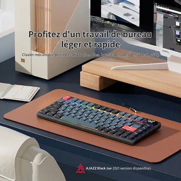 Clavier mecanique Ajazz AK832Pro travail bureau
