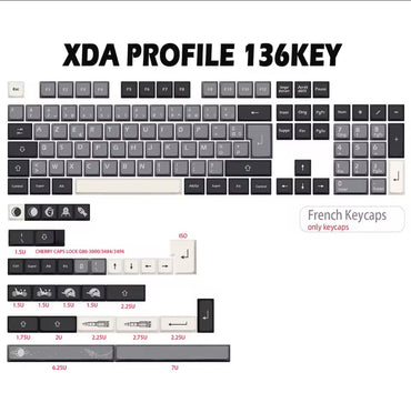 Keycaps Azerty MERCURE by CTC
