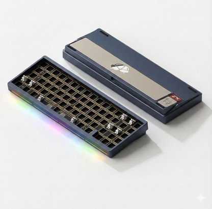 NUT65 Custom Keyboard Kit, Navy Blue
