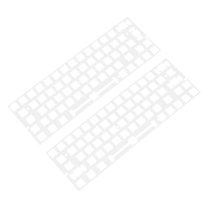 Plate Polycarbonate 60% GH60/GK61/DZ60 - Vue de dessus