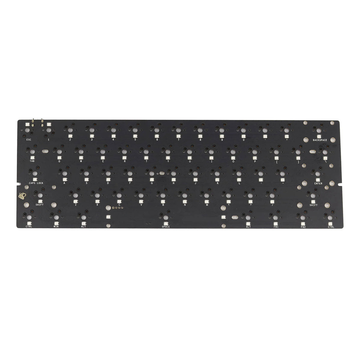 PCB 60% Hot Swap RGB - detail