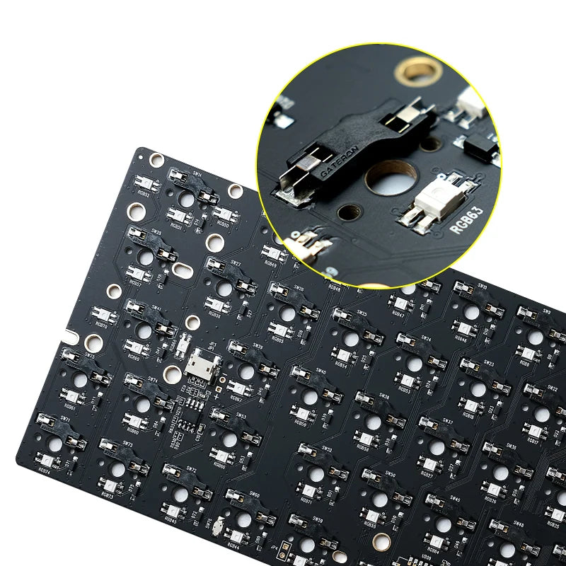 PCB 60% Hot Swap RGB - visuel 6