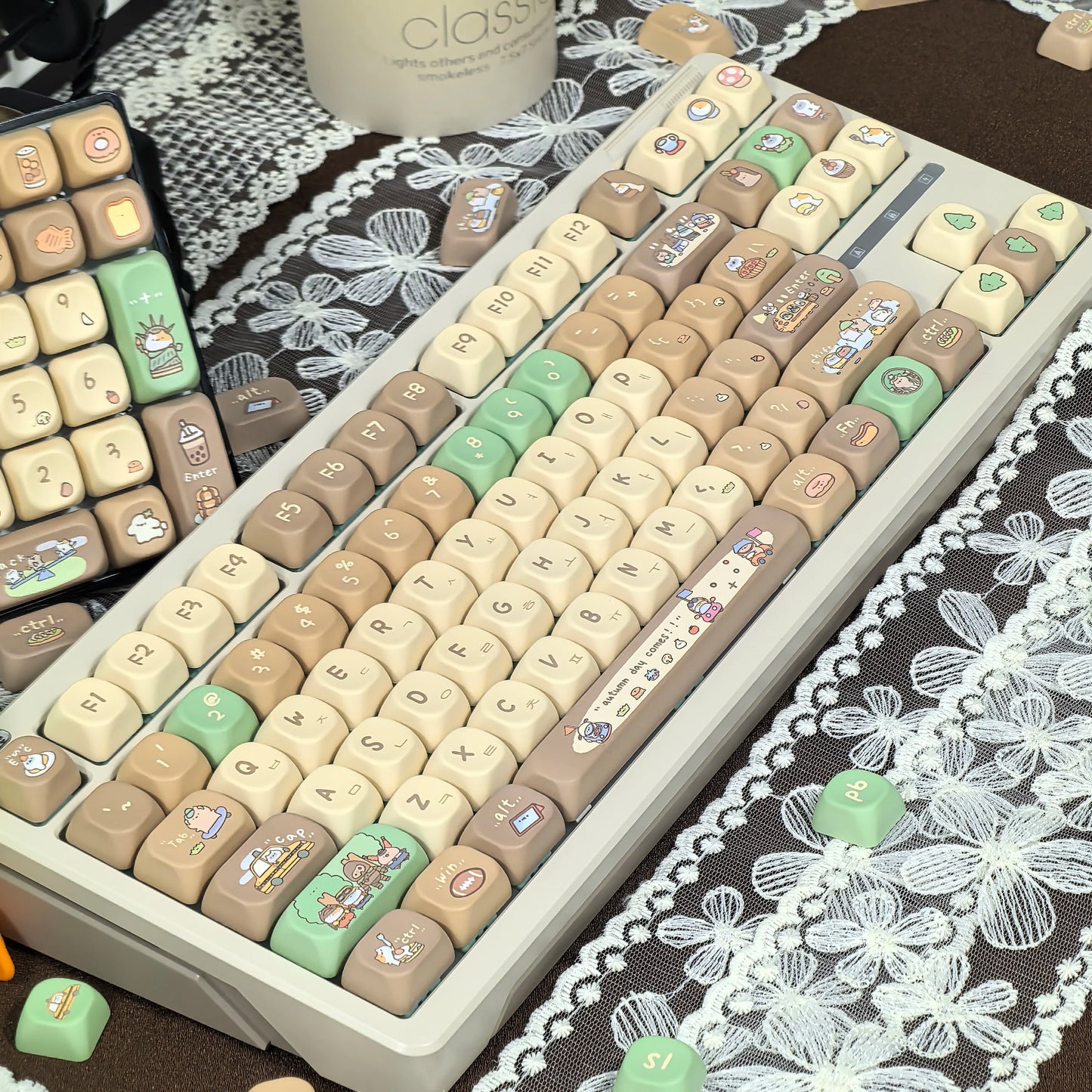 Keycaps AZERTY Candy Colorées - Vue 13