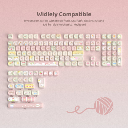 Keycaps QWERTY MOA 30 Styles