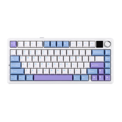 EPOMAKER F75 MAX Blanc & Bleu