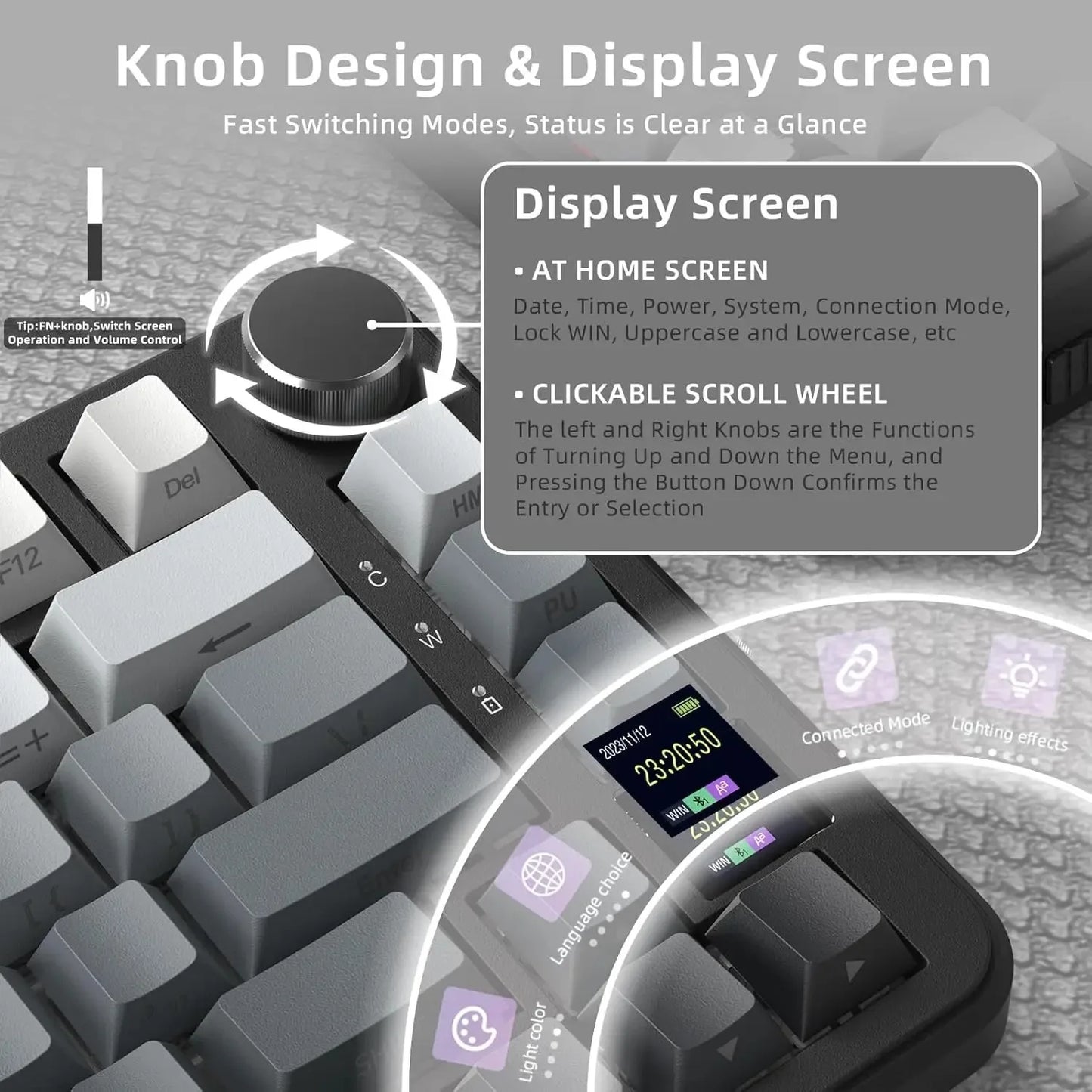 Attack Shark X85 Pro ANSI 75% RGB Moonlit Night