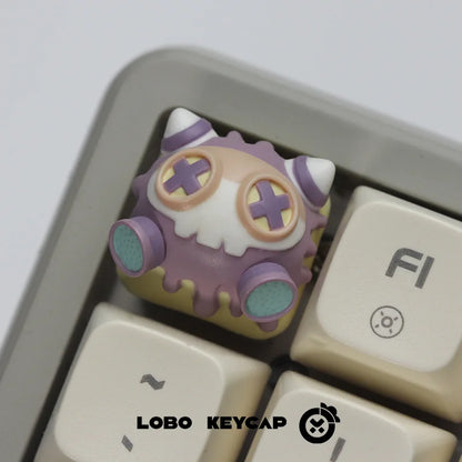 Keycap Artisan Kuromi Melody 3D - Vue 16