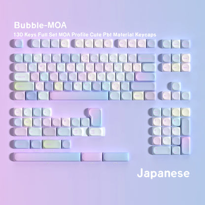 Keycaps AZERTY/QWERTY Pastellblasen