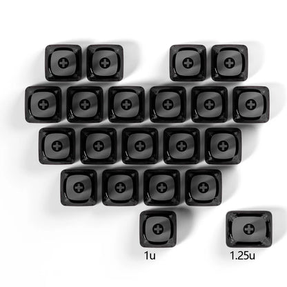Keycaps Transparents 21 Touches