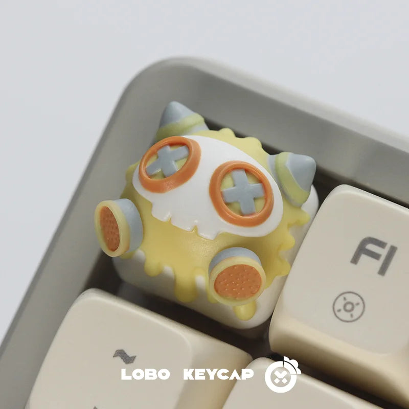Keycap Artisan Kuromi Melody 3D - Vue 15