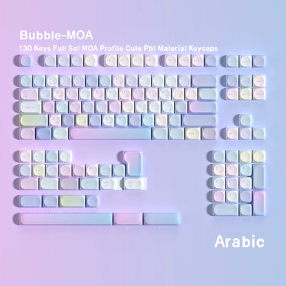 Keycaps AZERTY/QWERTY Pastellblasen