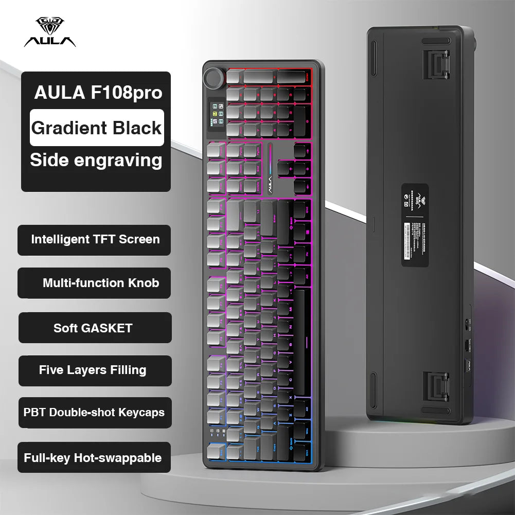 AULA F108 pro Dégradé Noir