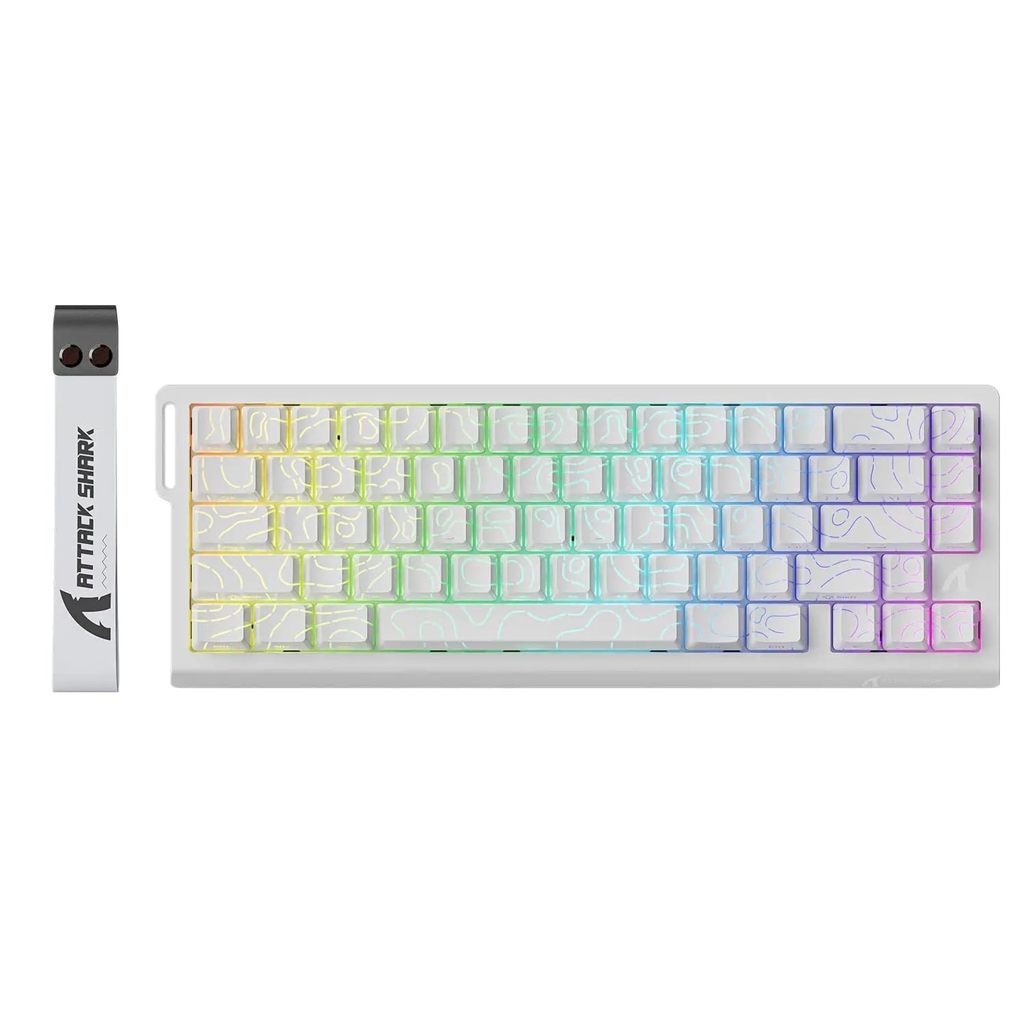 Attack Shark X68 HE Blanc Contour