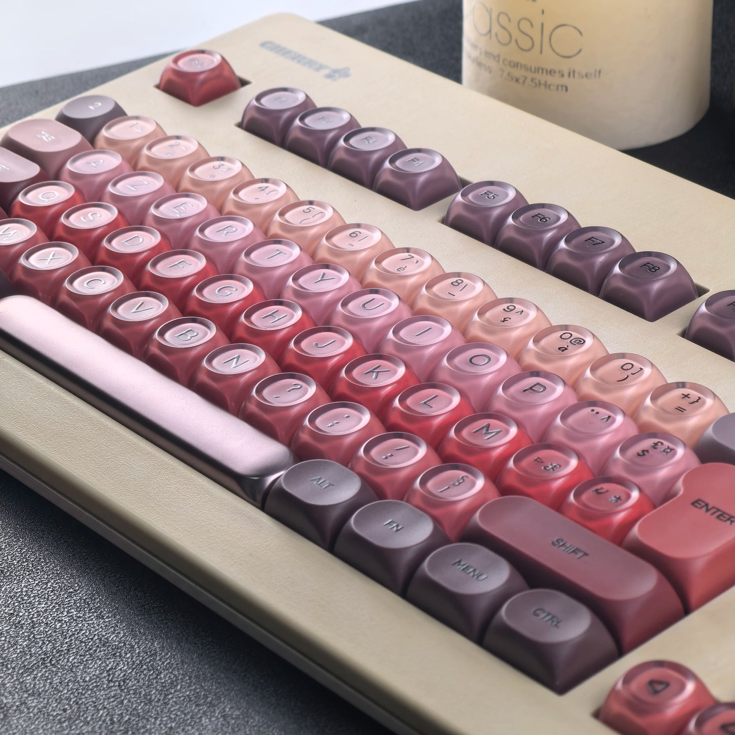 Keycaps AZERTY Crystal Lipstick