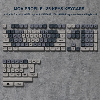 Keycaps QWERTY MOA 30 Styles