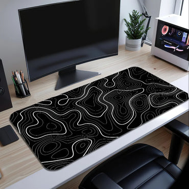 Tapis de Souris Carte Topographique - Vue de côté