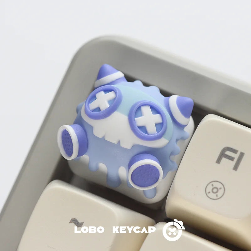Keycap Artisan Kuromi Melody 3D - Vue 13