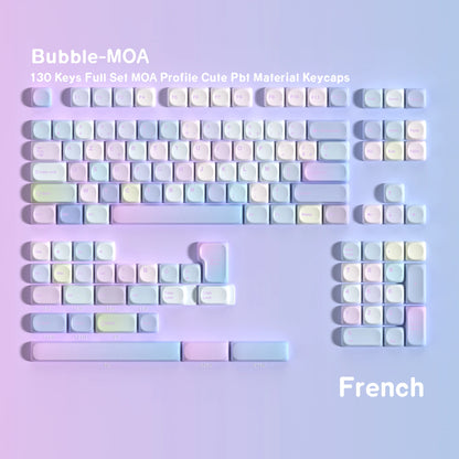Keycaps AZERTY/QWERTY Pastellblasen