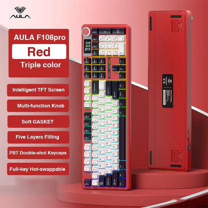 AULA F108 pro Rouge