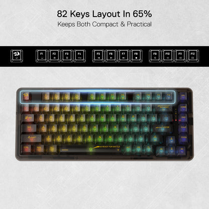 Redragon K649 PRO - Vue de dos