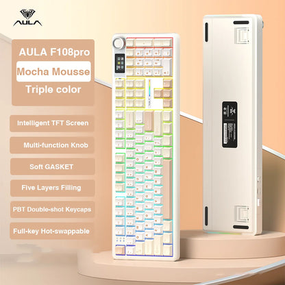 AULA F108 pro Mocha
