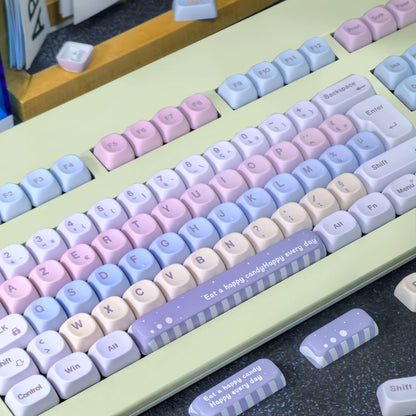 Keycaps AZERTY Candy Colorées - Vue principale