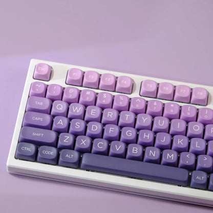 Keycaps Violet MOA - Vue de côté