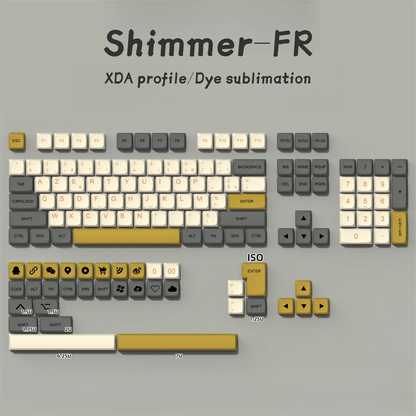 Keycaps AZERTY XDA GMK67