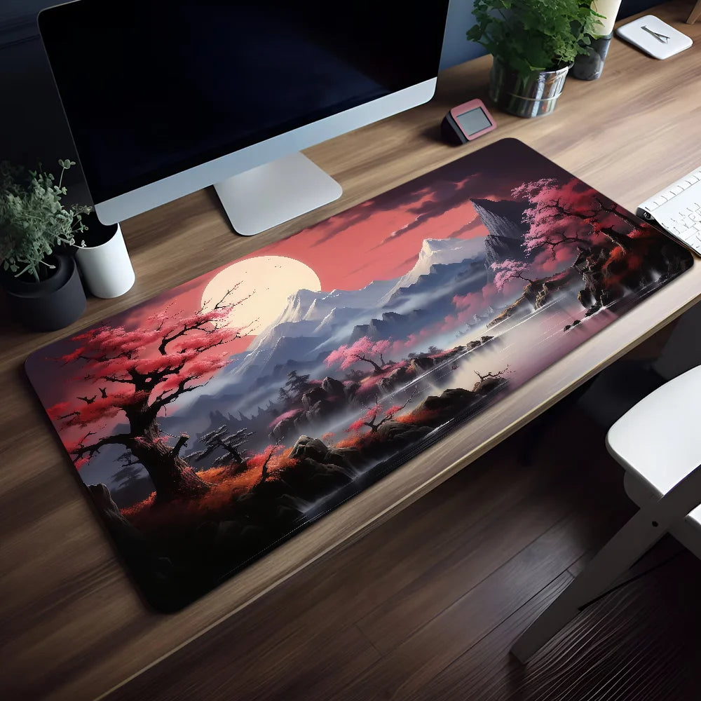 Tapis de Souris Coucher de Soleil Montagne - Vue 16