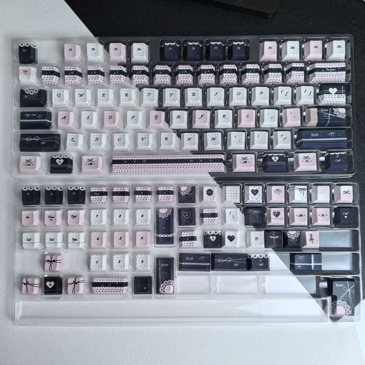 Keycaps Lolita Rosa und Blau