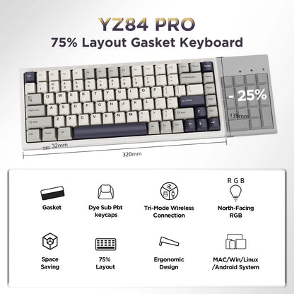 YUNZII YZ84 Pro - Détail