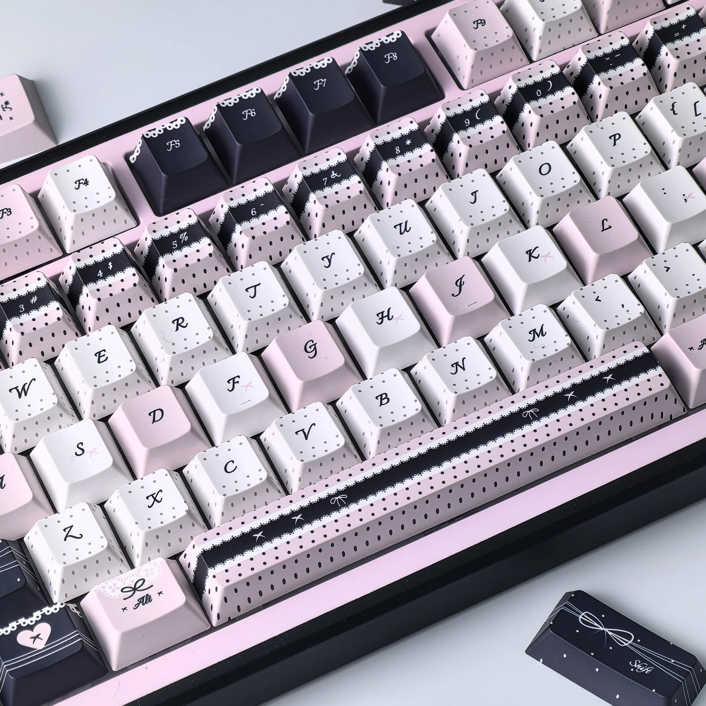 Keycaps Lolita Rosa und Blau