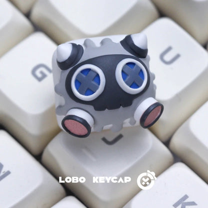 Keycap Artisan Kuromi Melody 3D - Vue de dos
