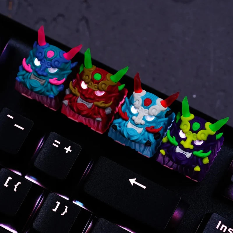 Keycap Artisan Dragon King - Vue de dessus