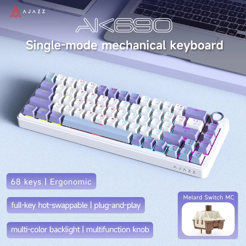 AJAZZ AK690 Blanc Violet